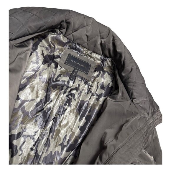 BCBG Maxazria Luxury Designer Winter Puffer Parka Coat Womens Medium - Picture 4 of 6